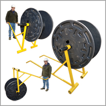 News at GMP - New Reel Buck and Reel Caddy Provides Single-Handed Utility Cable  Reel Maneuverability in Tight Spaces