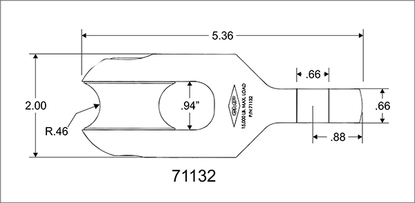 Rope to Swivel Connectors P/N 71132