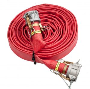 50 ft (15m) Layflat air hose with camlock connectors