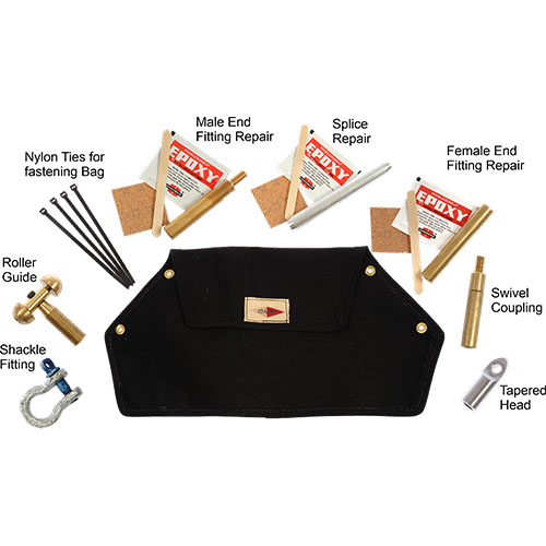 Duct Rodder Accessory Kit for 1/2 in. Standard Rod w/Canvas Pouch