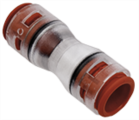 CLEAR BODIED PUSH-ON CONNECTORS FOR MICRODUCT