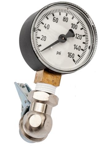Blowing pressure gauge 2" for Shrader valves