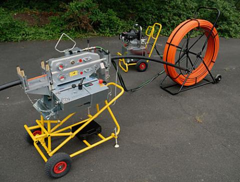 Portable Powered Duct Rod Pusher