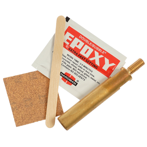 Duct rodder repair kit 3/8 in male
