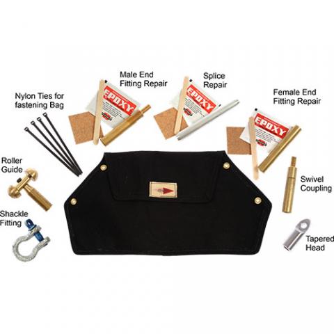 Duct Rodder Accessory Kit for 1/2 in. Standard Rod w/Canvas Pouch