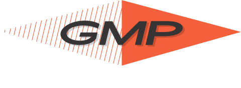 GMP Logo white lettering transparent