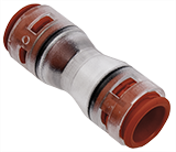 CLEAR BODIED PUSH-ON CONNECTORS FOR MICRODUCT