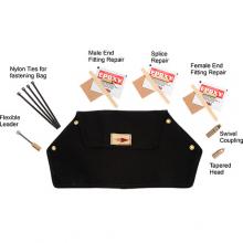 Duct Rodder Accessory Kit for 1/4 in. Standard Rod w/Canvas Pouch
