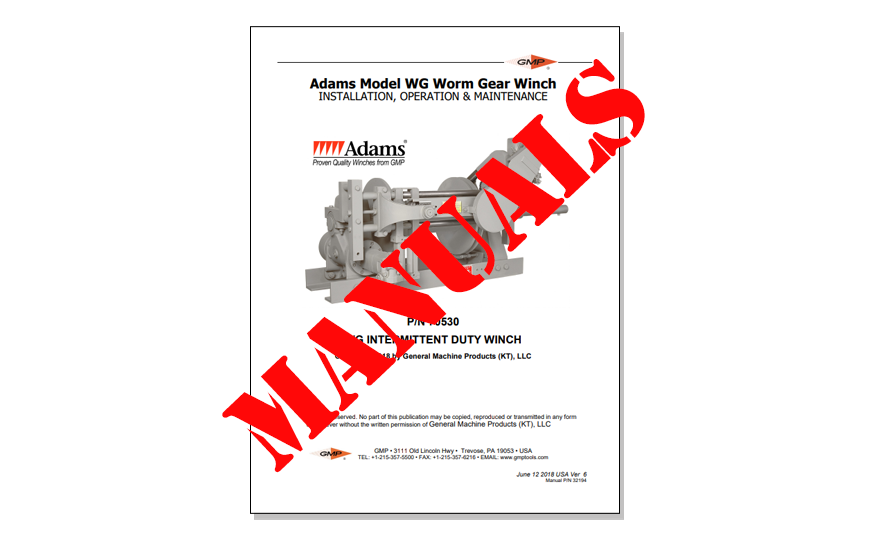 winch manuals