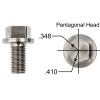 1-7/16 in. (37mm) overall length threaded 1/2″ – 13 with flat shoulder under head