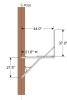 Balcony Dimensions on Pole